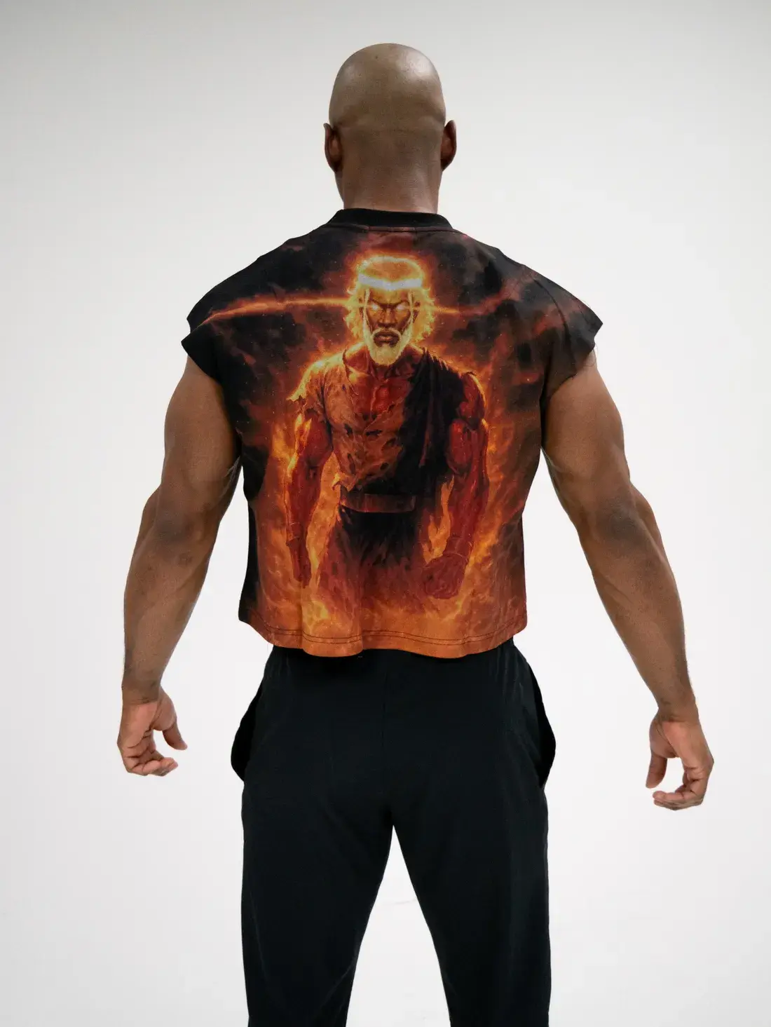 Back artwork on the men's Word shirt