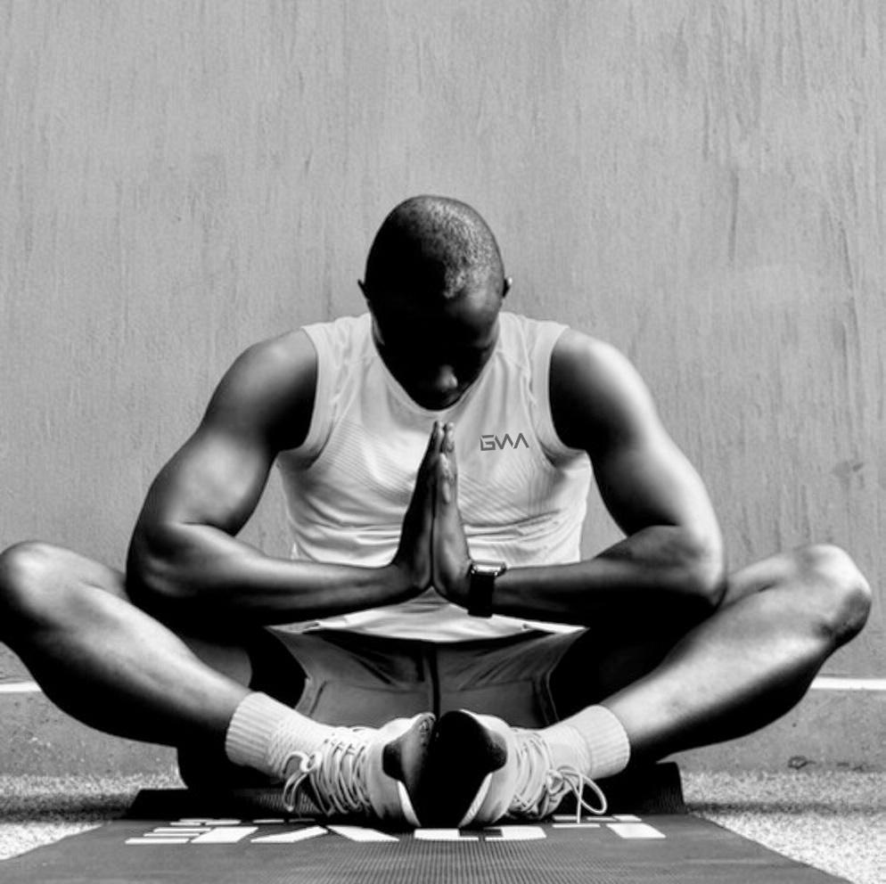 Christian athlete training with a discipline stack of 7 habits to honor God with their body